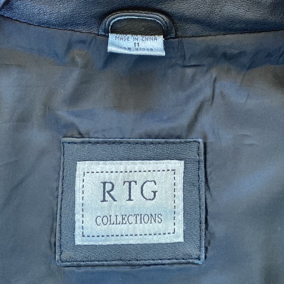 Vintage 90’s bike men’s vest in real leather. Black, Size 11. Perfect condition - Picture 7 of 11